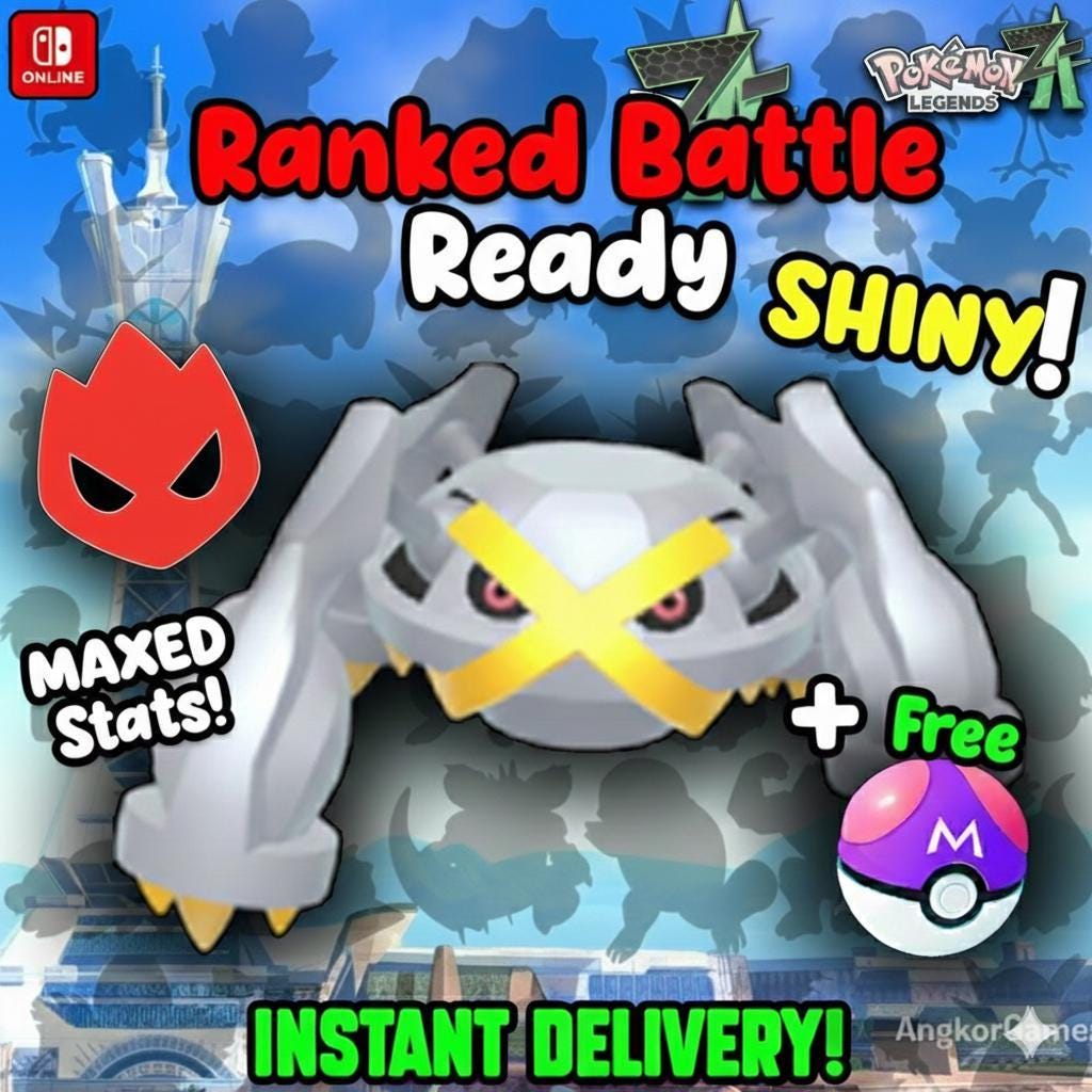Shiny Alpha Metagross Pokémon Legends ZA 6IV Competitive Battle Ready - Pokémon Legends: Z-A digital Pokémon trade by