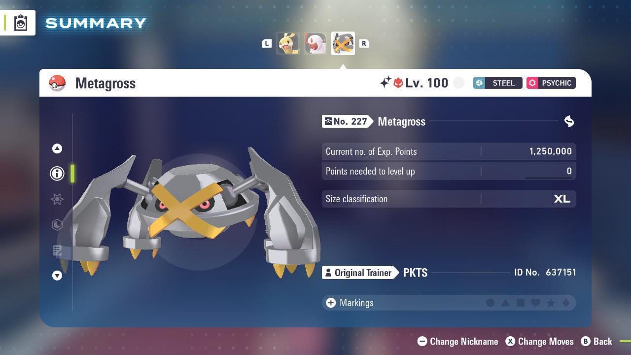 Shiny Alpha Metagross Pokémon Legends ZA 6IV Competitive Battle Ready - Pokémon Legends: Z-A digital Pokémon trade image 3