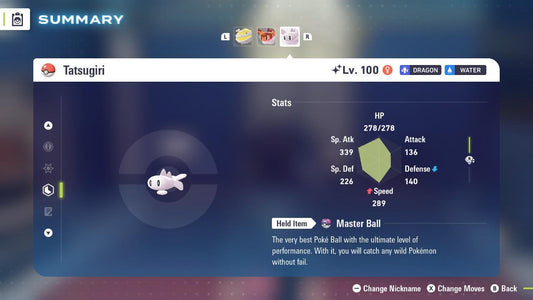 Shiny Droopy Tatsugiri Pokémon Legends ZA 6IV Competitive Battle Ready - Pokémon Legends: Z-A digital Pokémon trade by