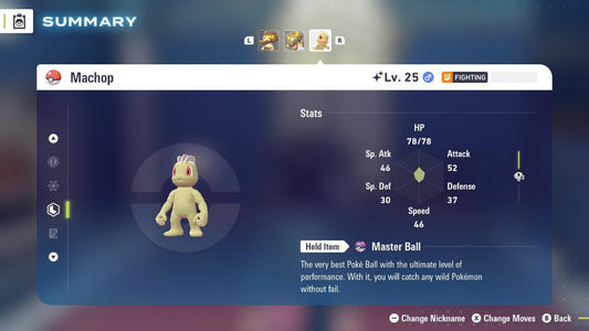 Shiny MACHOP Pokémon Legends ZA 6IV Competitive Battle Ready - Pokémon Legends: Z-A digital Pokémon trade by PokeTradingShop