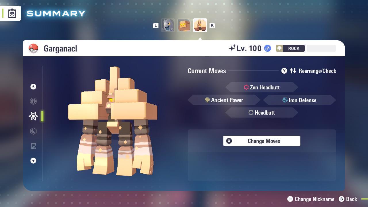 Shiny Garganacl Pokemon Legends ZA Mega Dimension DLC 6IV Competitive Battle Ready - Pokémon Legends: Z-A digital Pokémon