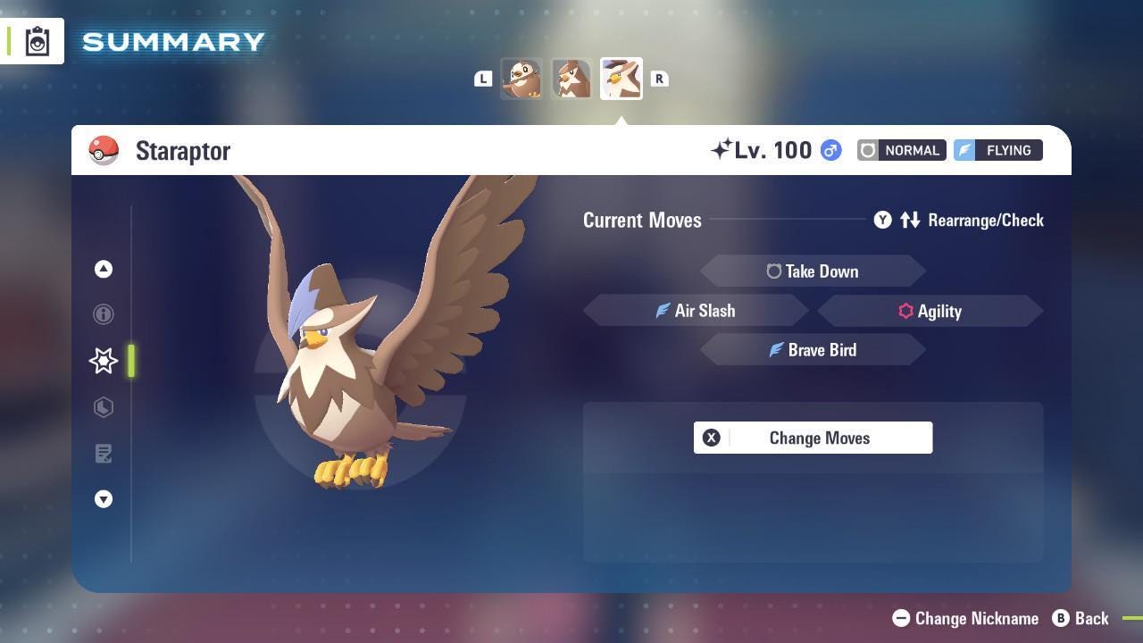 Shiny Staraptor Pokemon Legends ZA Mega Dimension DLC 6IV Competitive Battle Ready - Pokémon Legends: Z-A digital Pokémon