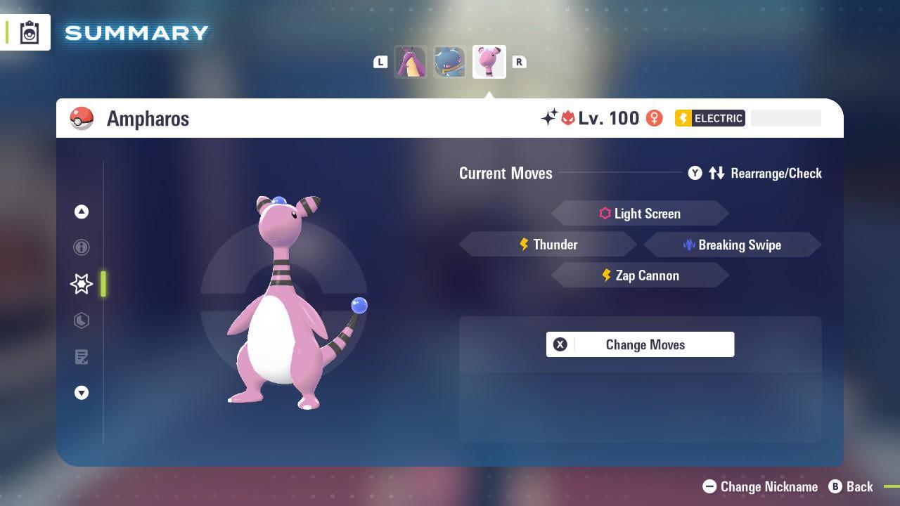 Shiny Alpha Ampharos Pokémon Legends ZA 6IV Competitive Battle Ready - Pokémon Legends: Z-A digital Pokémon trade image 4