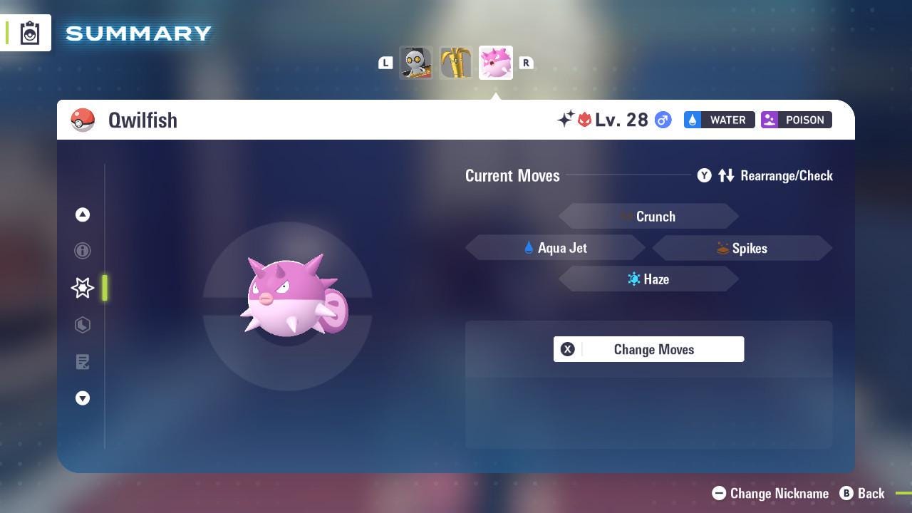 Shiny Alpha Qwilfish Pokemon Legends Za Mega Dimension DLC 6IV Competitive Battle - Pokémon Legends: Z-A digital Pokémon