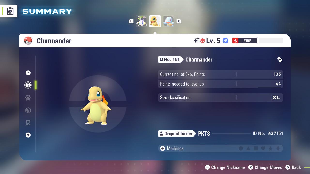 Pokemon Za Lvl 5 Modest SHINY ALPHA 6IV Charmander Pokémon Legends ZA 6IV - Pokémon Legends: Z-A digital Pokémon trade image