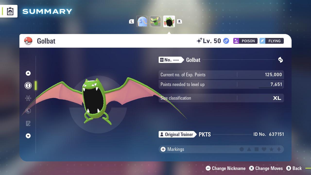 Shiny Golbat Pokemon Legends ZA Mega Dimension DLC 6IV Competitive Battle Ready - Pokémon Legends: Z-A digital Pokémon trade