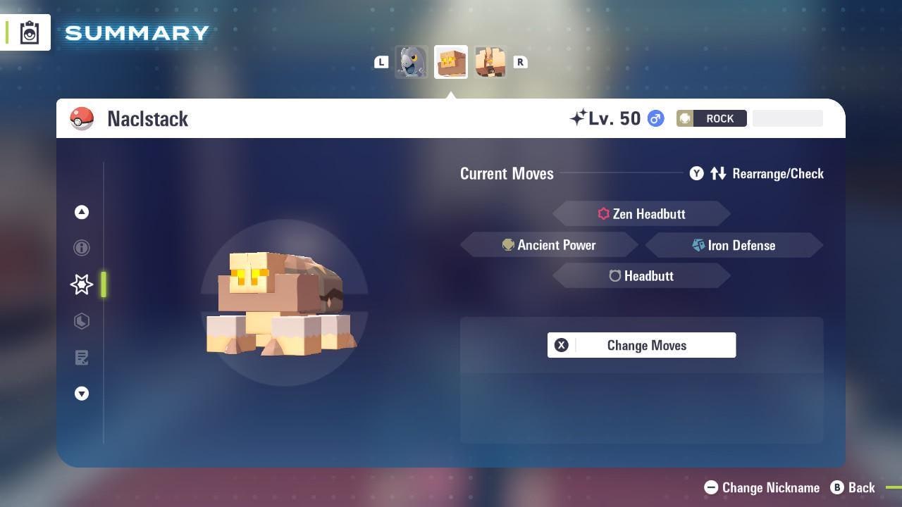 Shiny Naclstack Pokemon Legends ZA Mega Dimension DLC 6IV Competitive Battle Ready - Pokémon Legends: Z-A digital Pokémon