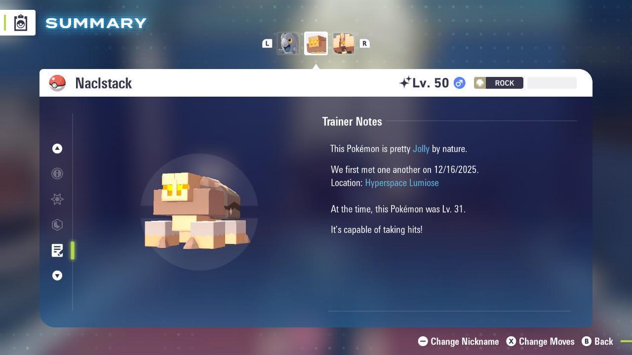 Shiny Naclstack Pokemon Legends ZA Mega Dimension DLC 6IV Competitive Battle Ready - Pokémon Legends: Z-A digital Pokémon