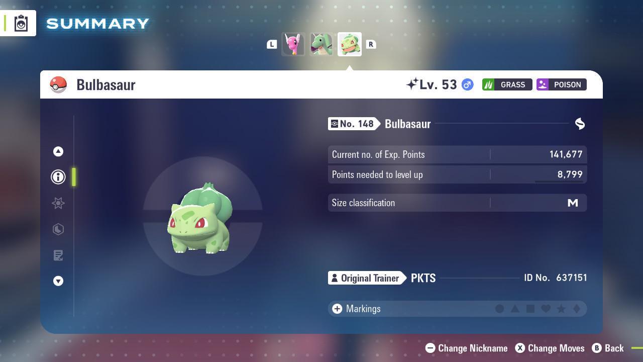 Shiny BULBASAUR Pokémon Legends ZA 6IV Competitive Battle Ready - Pokémon Legends: Z-A digital Pokémon trade image 3