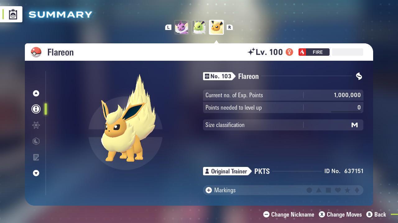Shiny FLAREON Pokémon Legends ZA 6IV Competitive Battle Ready - Pokémon Legends: Z-A digital Pokémon trade image 3