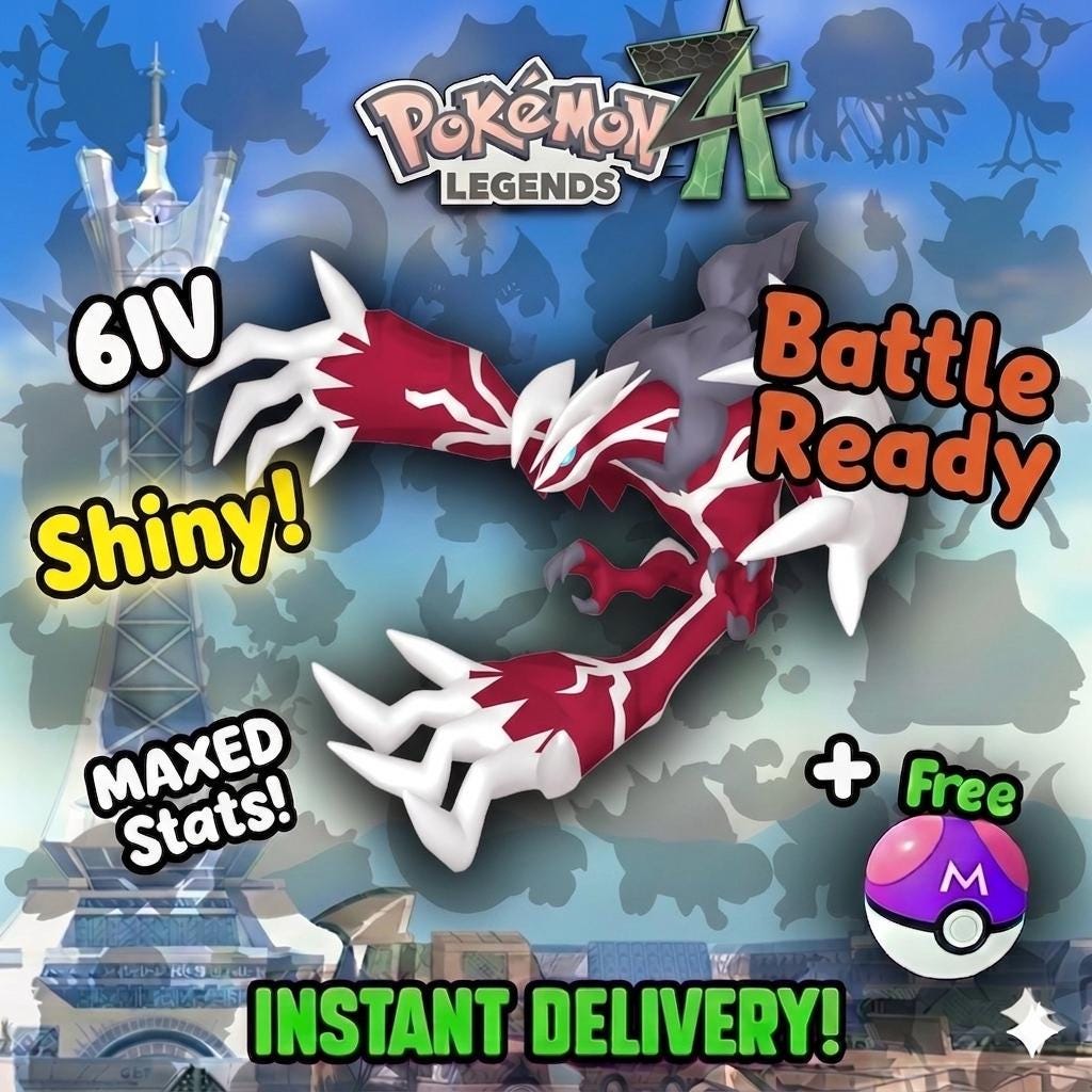 Pokemon Za Shiny 6IV YVELTAL Competitive Battle Ready - Pokémon Legends: Z-A digital Pokémon trade by PokeTradingShop