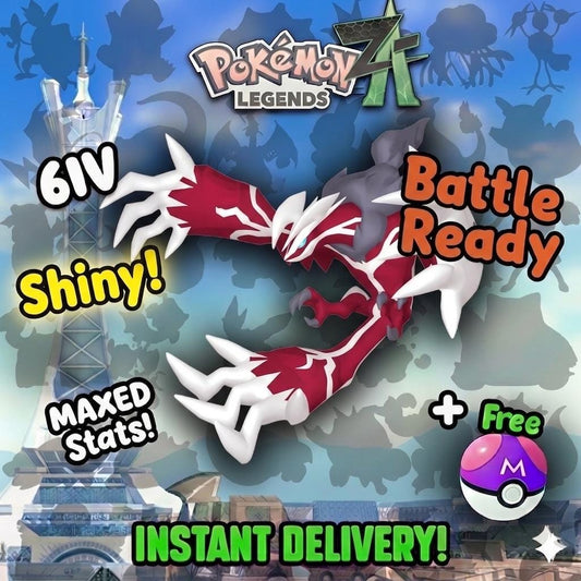 Pokemon Za Shiny 6IV YVELTAL Competitive Battle Ready - Pokémon Legends: Z-A digital Pokémon trade by PokeTradingShop