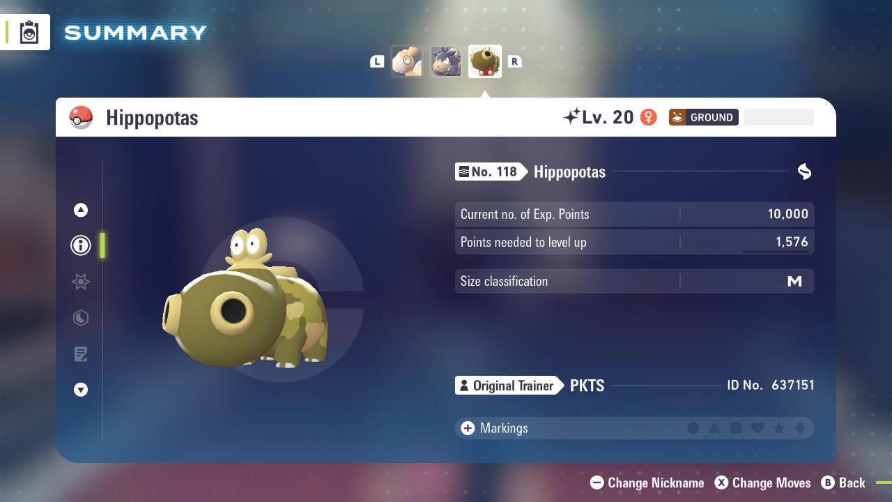 Shiny HIPPOPOTAS Pokémon Legends ZA 6IV Competitive Battle Ready - Pokémon Legends: Z-A digital Pokémon trade image 2