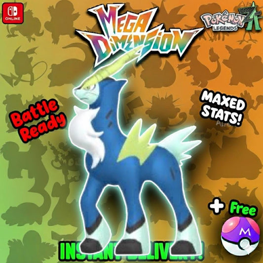 Shiny Cobalion Pokemon Legends Za Mega Dimension DLC 6IV Competitive Battle Ready - Pokémon Legends: Z-A digital Pokémon