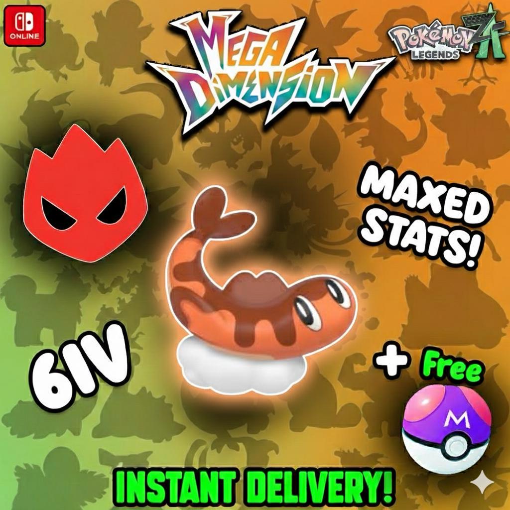 Shiny Alpha Curly Tatsugiri Pokémon Legends ZA 6IV Competitive Battle Ready - Pokémon Legends: Z-A digital Pokémon trade by