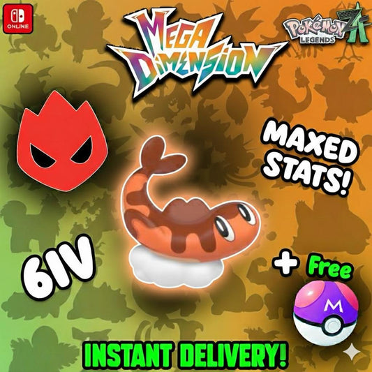Shiny Alpha Curly Tatsugiri Pokémon Legends ZA 6IV Competitive Battle Ready - Pokémon Legends: Z-A digital Pokémon trade by