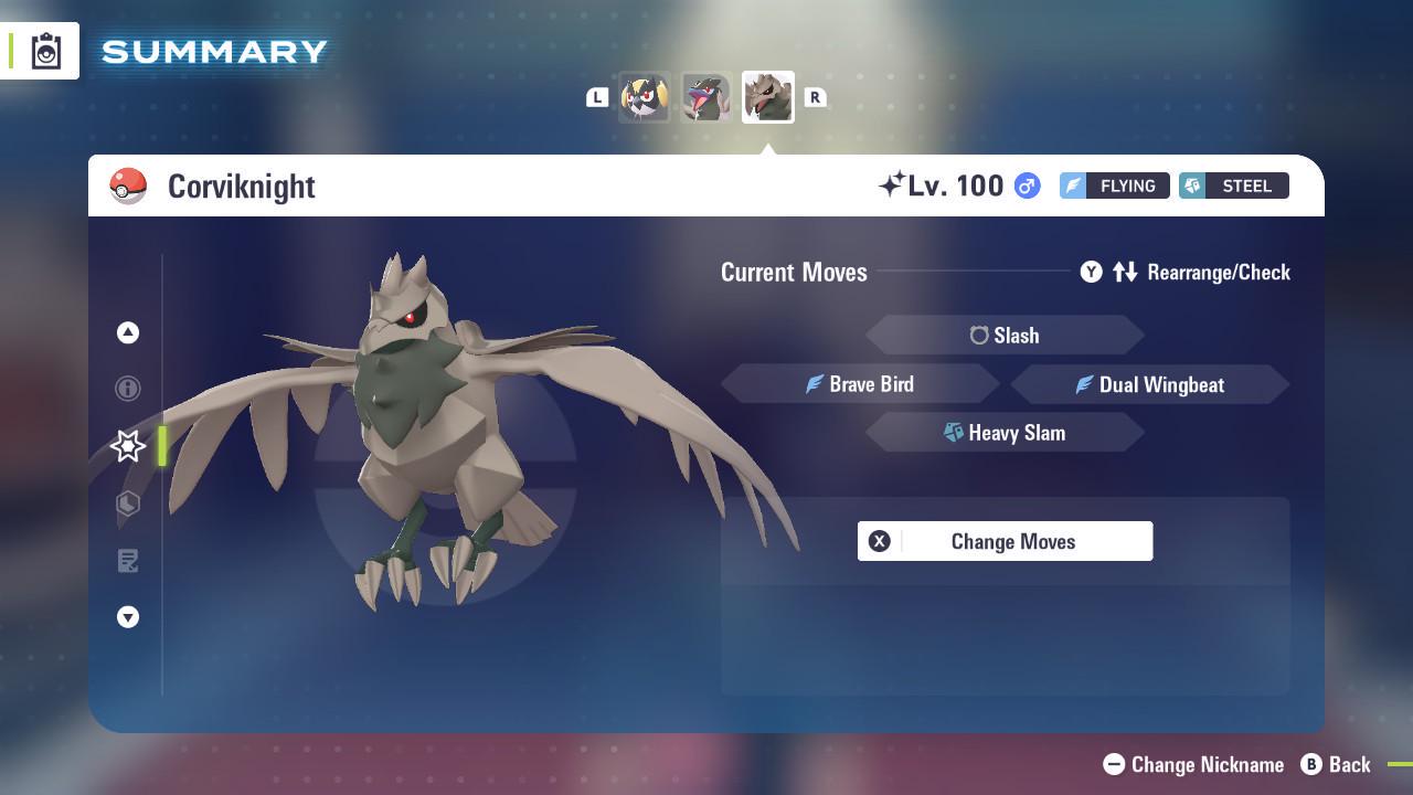 Shiny Corviknight Pokemon Legends ZA Mega Dimension DLC 6IV Competitive Battle - Pokémon Legends: Z-A digital Pokémon trade