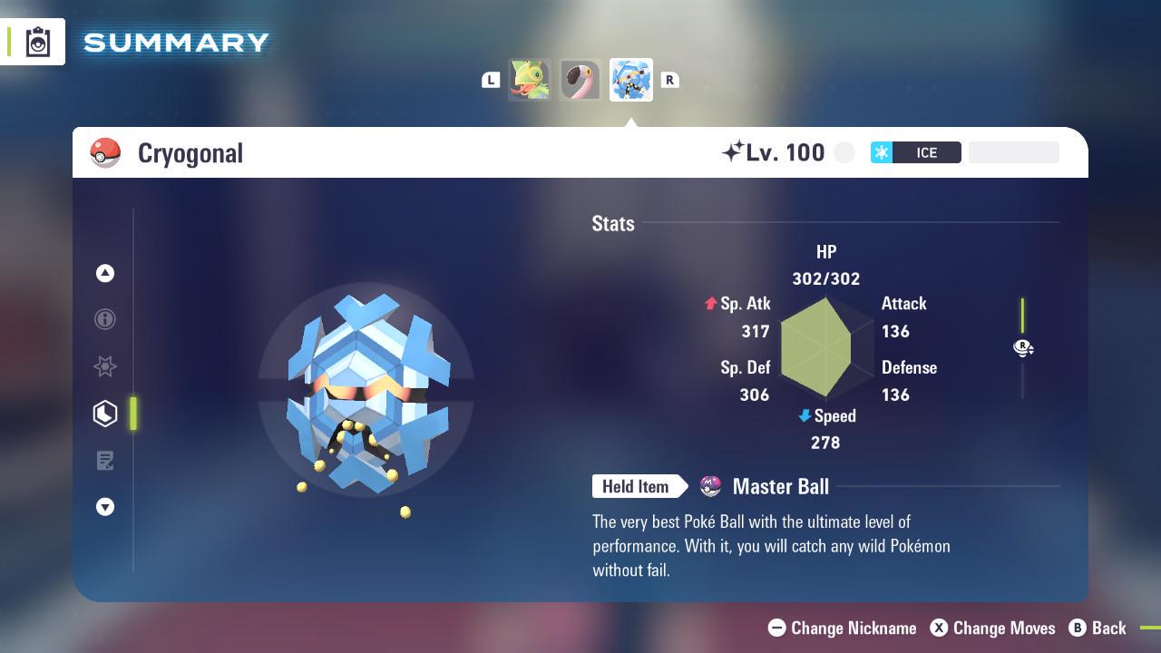 Shiny Cryogonal Pokemon Legends ZA Mega Dimension DLC 6IV Competitive Battle Ready - Pokémon Legends: Z-A digital Pokémon