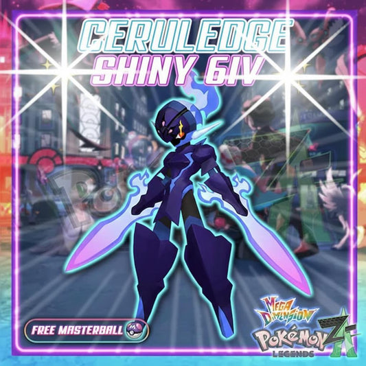 Shiny Ceruledge Pokemon Legends ZA Mega Dimension DLC 6IV Competitive Battle Ready - Pokémon Legends: Z-A digital Pokémon