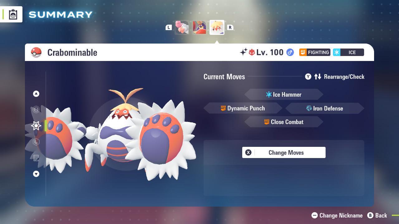 Shiny Alpha Crabominable Pokémon Legends ZA 6IV Competitive Battle Ready - Pokémon Legends: Z-A digital Pokémon trade image 4