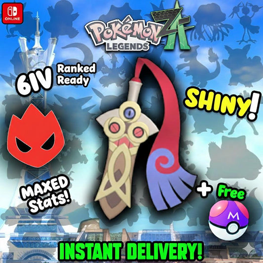 Pokemon Za Lvl 5 Adamant SHINY ALPHA 6IV Honedge Pokémon Legends ZA 6IV - Pokémon Legends: Z-A digital Pokémon trade by