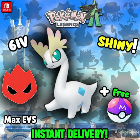 Pokemon Za Lvl 5 Modest SHINY ALPHA 6IV Amaura Pokémon Legends ZA 6IV Competitive - Pokémon Legends: Z-A digital Pokémon