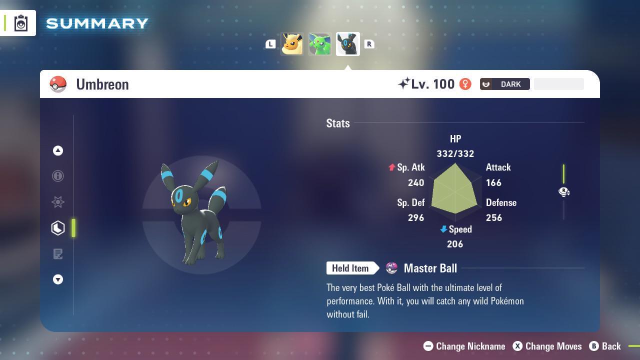 Shiny UMBREON Pokémon Legends ZA 6IV Competitive Battle Ready - Pokémon Legends: Z-A digital Pokémon trade image 2