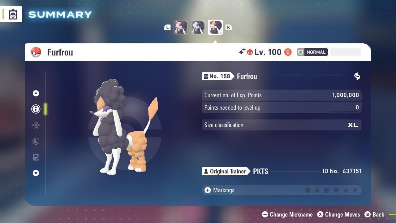 Shiny Alpha Diamond Furfrou Pokémon Legends ZA 6IV Competitive Battle Ready - Pokémon Legends: Z-A digital Pokémon trade