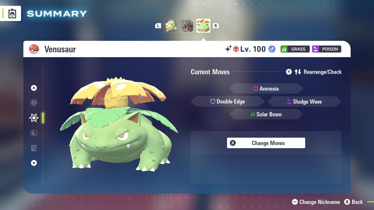 Shiny Alpha Venusaur Pokémon Legends ZA 6IV Competitive Battle Ready - Pokémon Legends: Z-A digital Pokémon trade image 4