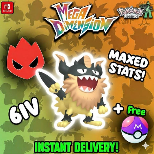 Shiny Alpha Perrserker Pokémon Legends ZA 6IV Competitive Battle Ready - Pokémon Legends: Z-A digital Pokémon trade by