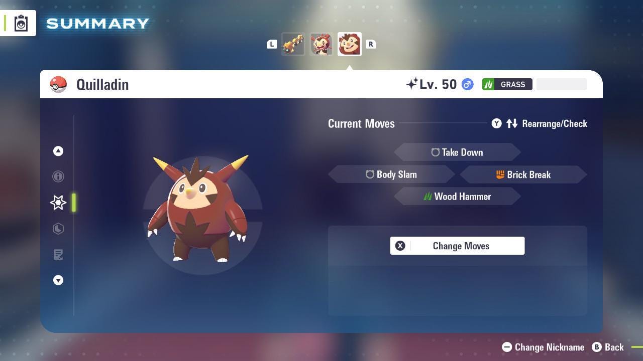 Shiny QUILLADIN Pokémon Legends ZA 6IV Competitive Battle Ready - Pokémon Legends: Z-A digital Pokémon trade image 3