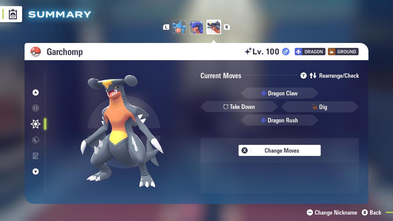 Shiny GARCHOMP Pokémon Legends ZA 6IV Competitive Battle Ready - Pokémon Legends: Z-A digital Pokémon trade image 4