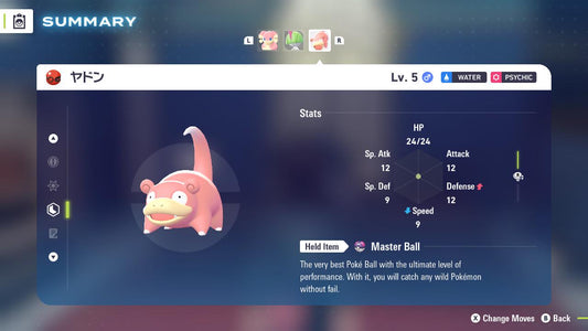 Pokemon ZA Non Shiny 6IV Event SLOWPOKE PokeCenter 251024 Center Kagawa 6IV - Pokémon Digital Trade digital Pokémon trade by