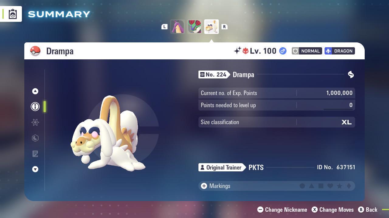 Shiny Alpha Drampa Pokémon Legends ZA 6IV Competitive Battle Ready - Pokémon Legends: Z-A digital Pokémon trade image 3