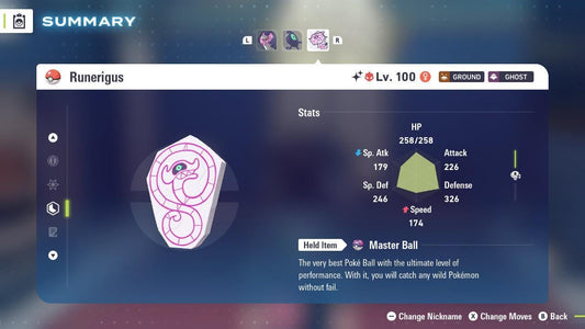 Shiny Alpha Runerigus Pokémon Legends ZA 6IV Competitive Battle Ready - Pokémon Legends: Z-A digital Pokémon trade by