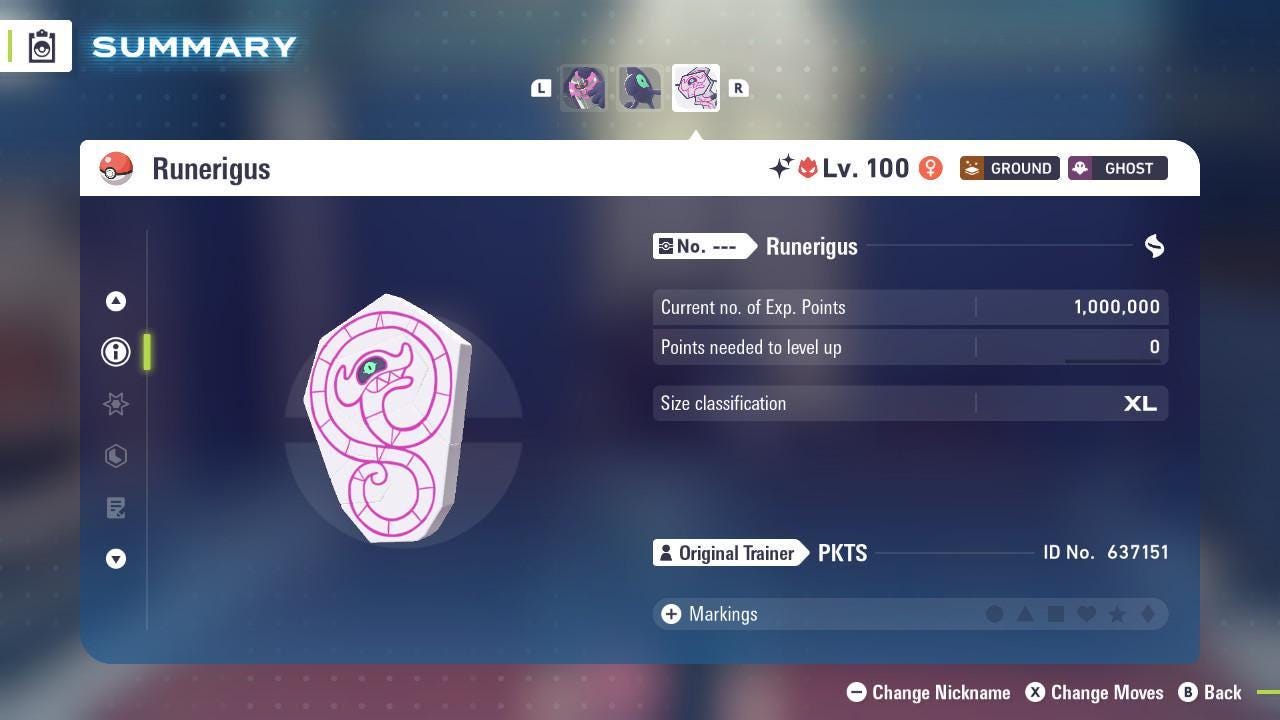 Shiny Alpha Runerigus Pokémon Legends ZA 6IV Competitive Battle Ready - Pokémon Legends: Z-A digital Pokémon trade image 2