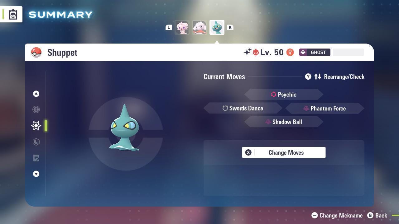 Shiny Alpha Shuppet Pokémon Legends ZA 6IV Competitive Battle Ready - Pokémon Legends: Z-A digital Pokémon trade image 4