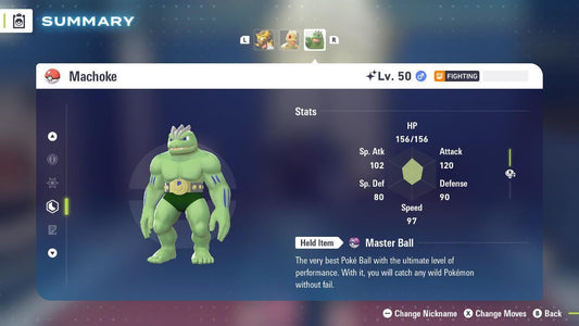 Shiny MACHOKE Pokémon Legends ZA 6IV Competitive Battle Ready - Pokémon Legends: Z-A digital Pokémon trade by PokeTradingShop