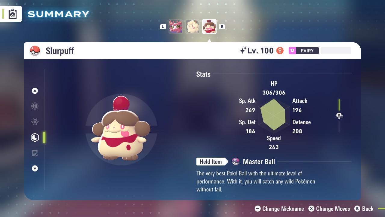 Shiny SLURPUFF Pokémon Legends ZA 6IV Competitive Battle Ready - Pokémon Legends: Z-A digital Pokémon trade image 2