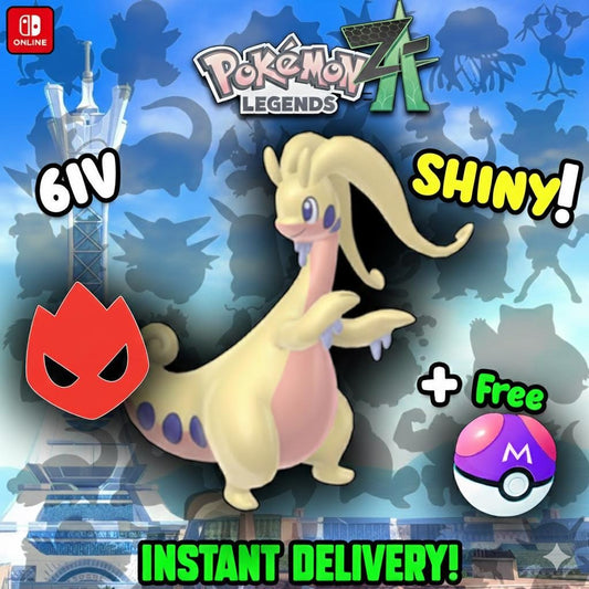 Shiny Alpha Goodra Pokémon Legends ZA 6IV Competitive Battle Ready - Pokémon Legends: Z-A digital Pokémon trade by