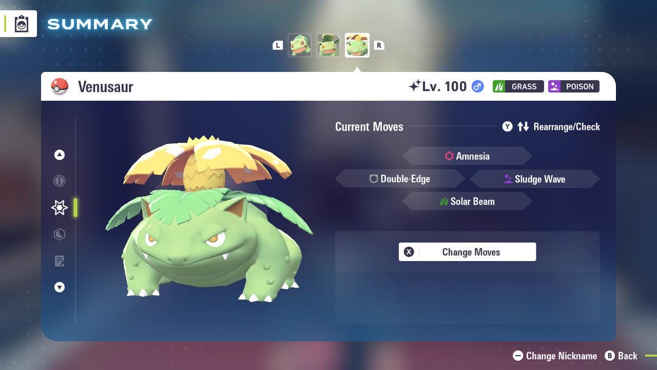 Shiny VENUSAUR Pokémon Legends ZA 6IV Competitive Battle Ready - Pokémon Legends: Z-A digital Pokémon trade image 4