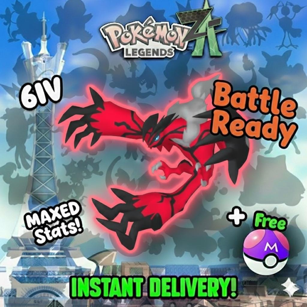 Pokemon Za Non Shiny 6IV YVELTAL Competitive Battle Ready - Pokémon Legends: Z-A digital Pokémon trade by PokeTradingShop