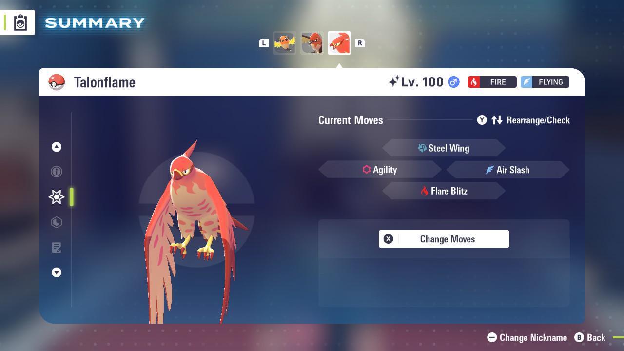 Shiny TALONFLAME Pokémon Legends ZA 6IV Competitive Battle Ready - Pokémon Legends: Z-A digital Pokémon trade image 4