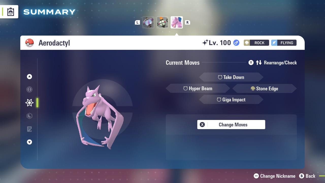 Shiny AERODACTYL Pokémon Legends ZA 6IV Competitive Battle Ready - Pokémon Legends: Z-A digital Pokémon trade image 4
