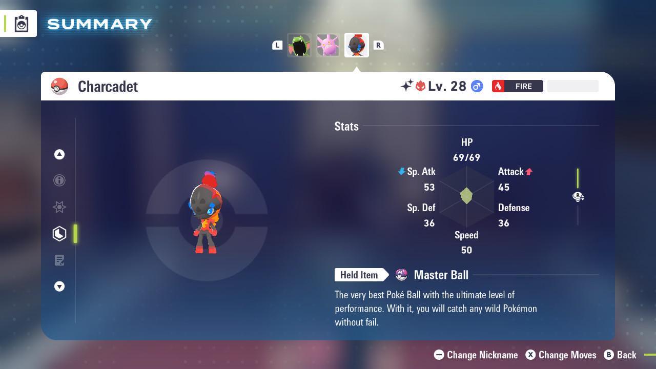 Shiny Alpha Charcadet Pokemon Legends Za Mega Dimension DLC 6IV Competitive Battle - Pokémon Legends: Z-A digital Pokémon