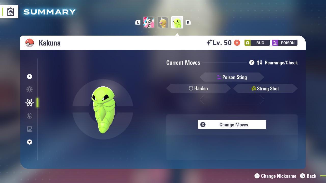 Shiny KAKUNA Pokémon Legends ZA 6IV Competitive Battle Ready - Pokémon Legends: Z-A digital Pokémon trade image 3