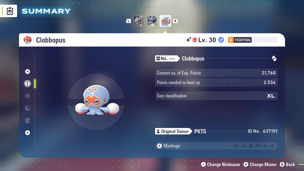 Shiny Alpha Clobbopus 6IV Competitive Battle Ready - Pokémon Legends: Z-A digital Pokémon trade image 2