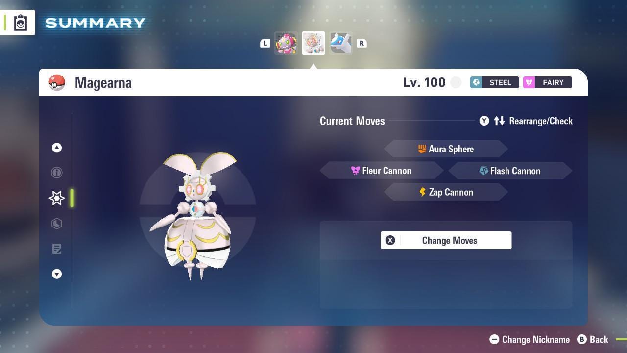 Non Shiny 6IV Magearna Pokemon Legends Za Mega Dimension DLC 6IV Competitive Battle Ready – image 4