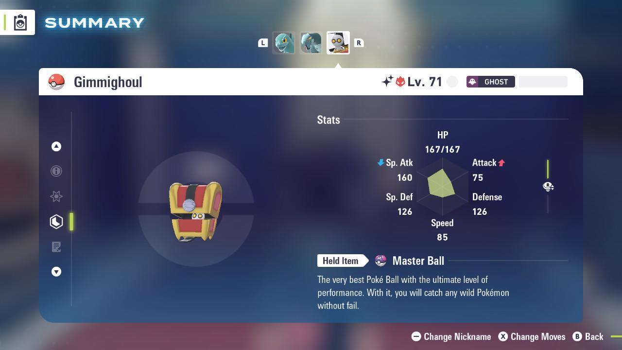 Shiny Alpha Gimmighoul Pokémon Legends ZA 6IV Competitive Battle Ready - Pokémon Legends: Z-A digital Pokémon trade image 2