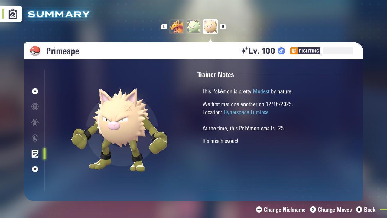 Shiny Primeape Pokemon Legends ZA Mega Dimension DLC 6IV Competitive Battle Ready - Pokémon Legends: Z-A digital Pokémon